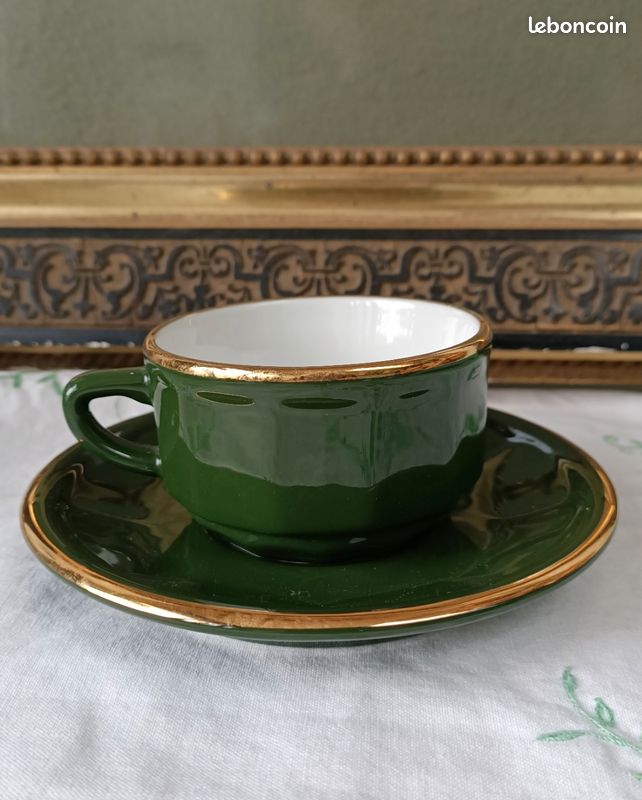 SONG Amande - Tasse thé & soucoupe - J.L Coquet & Jaune de Chrome - eshop