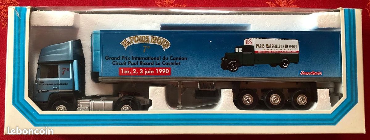 Camion Semi-remorque Publicitaire Eligor LAMY Editions - Échelle 1/43