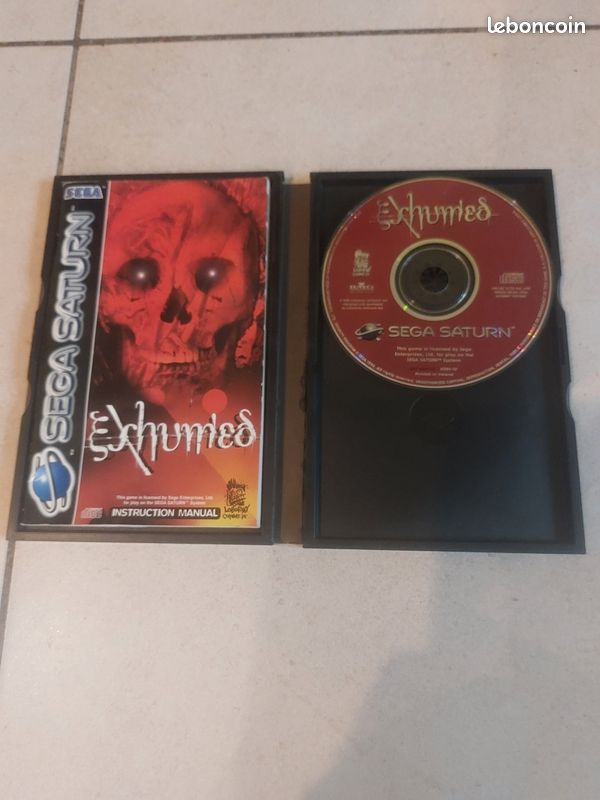Exhumed Sur Sega Saturn, Version Française, Jeu Complet, état Correct, PEGI 16