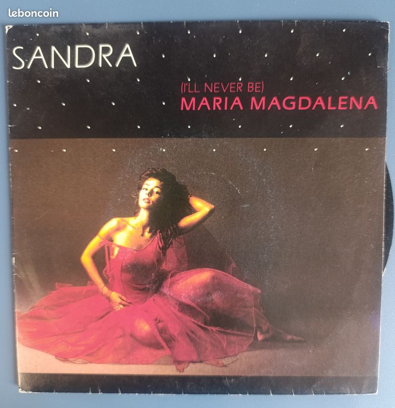 Disque Vinyle 45T - 1985 - Sandra - (I'll Never Be) Maria Magdalena (image 1)