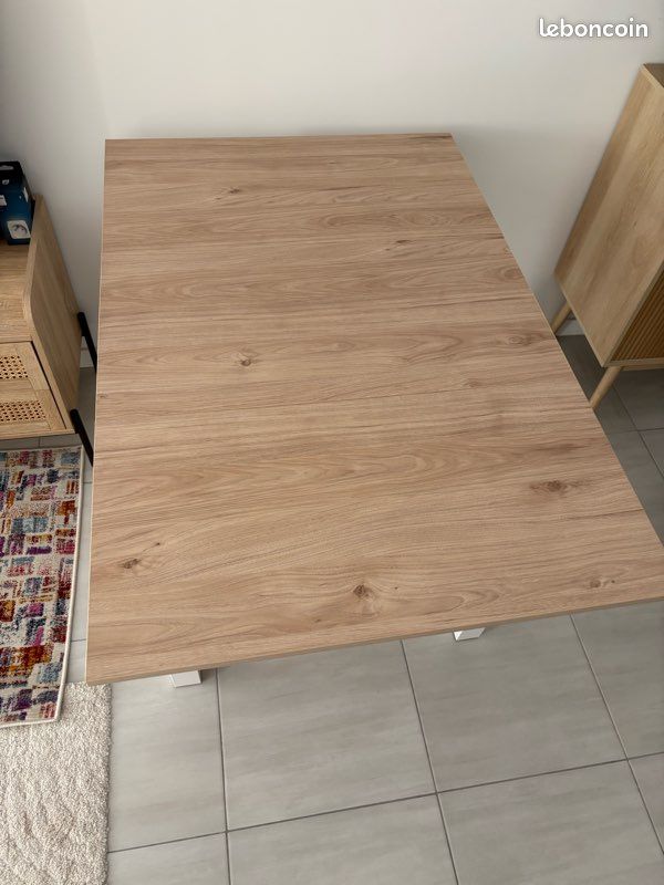 Table carrée extensible 80x80 cm - 120 cm (image 5)
