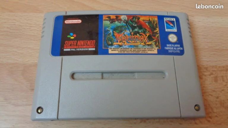 Jeu super nintendo EQUINOX (image 4)