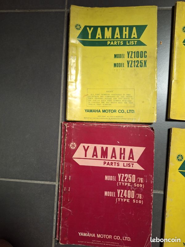Part list yamaha Cross - YZ MX AT1 (image 1)