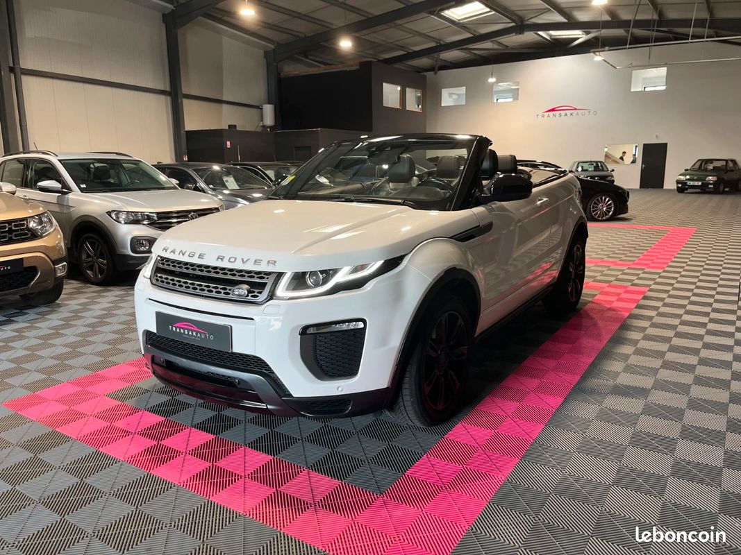 Land rover range rover evoque cabriolet 2.0 td4 180 cv 4wd bva9 hse + sièges à mémoire chauffants + bluetooth + caméra de recul + meridian (image 7)