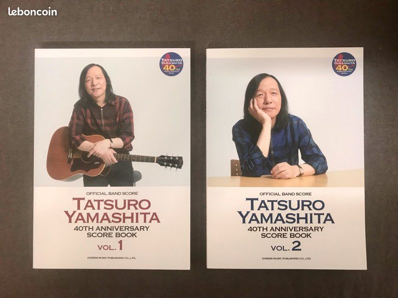 Tatsuro Yamashita 40th Anniversary Score Book – Volumes 1 & 2 – Édition officielle (image 1)