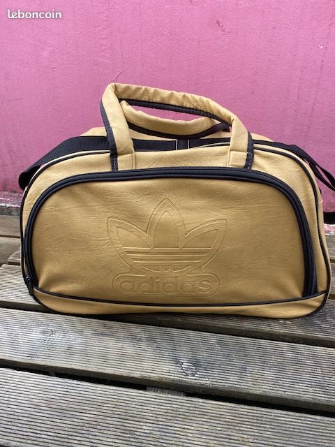 Adidas Originals Sac De Sport Adidas Cuir Vintage Sac De Sport