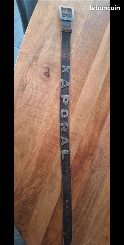 Ceinture Kaporal homme 105 cm cuir (image 1)