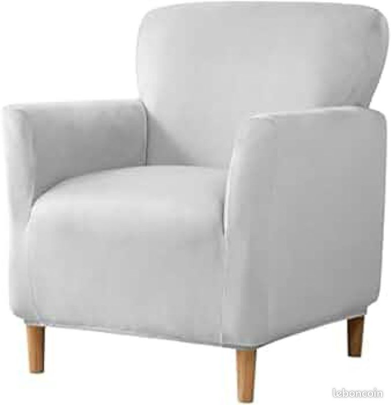 House fauteuil gris clair (image 4)