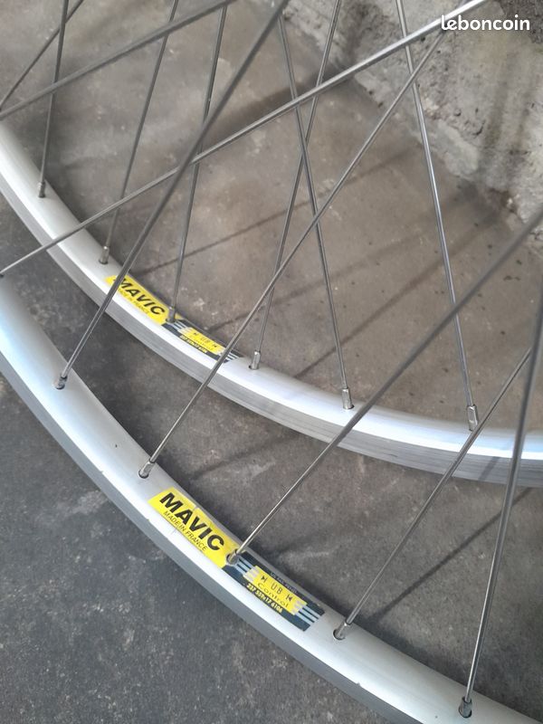 Roues Disques 1320gr Moyeux Hope RS4 Jantes Carbone H 25mm