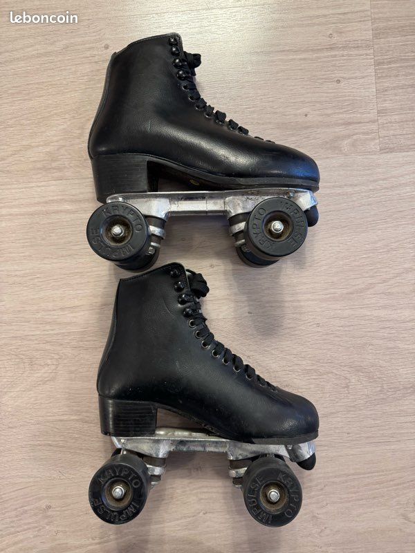 Kit De 4 Roues Rollerblade Kryptonic 70mm Noir - Pour Patins à Roulettes Vintage, Neuves