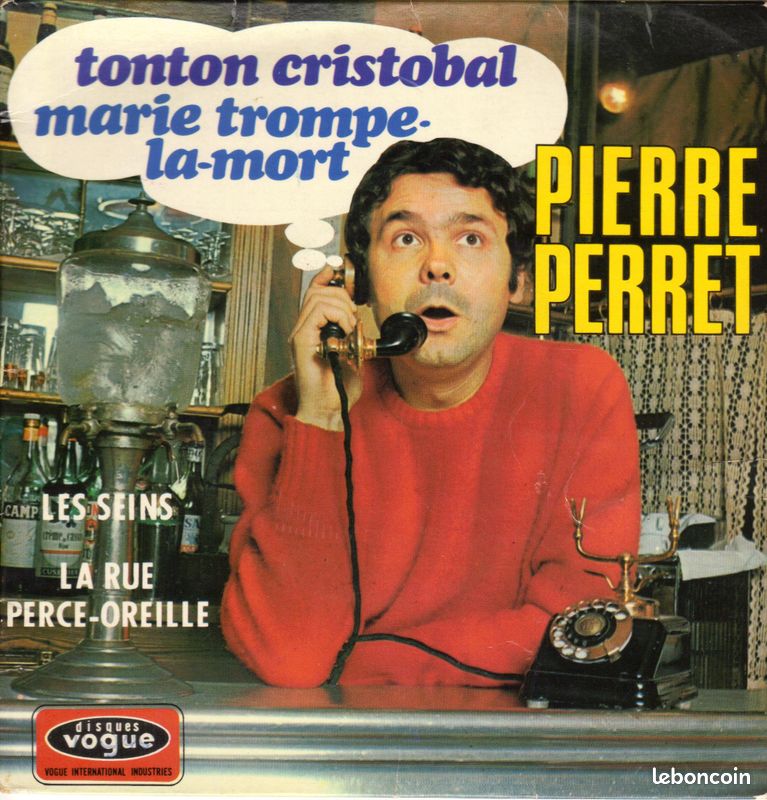 Pierre perret disque vinyl 45 tours (image 1)