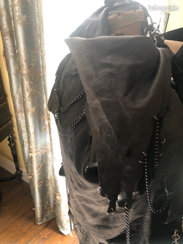 Top cuir noir (image 2)