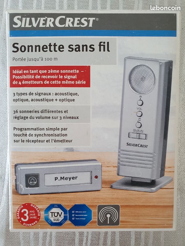Sonnette silvervrest (image 1)