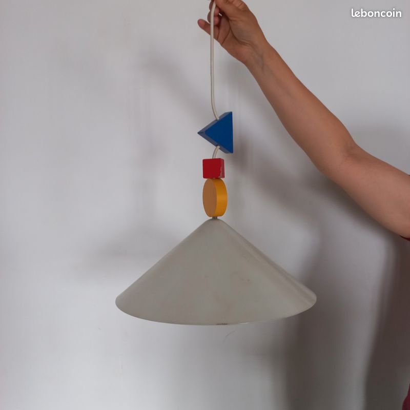 Lampe suspension plafonnier ikea vintage Style Memphis