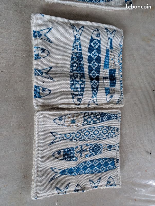 Lingettes coton visage sardine azulejos (image 3)
