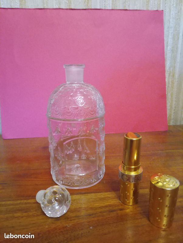 Flacon Guerlain les abeilles et étui rouge à lèvres (image 2)