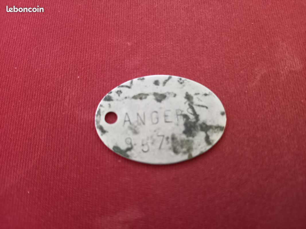 ANCIENNE PLAQUE DE prisonnier Stalag IB + identité militaire WW2 EUR 35