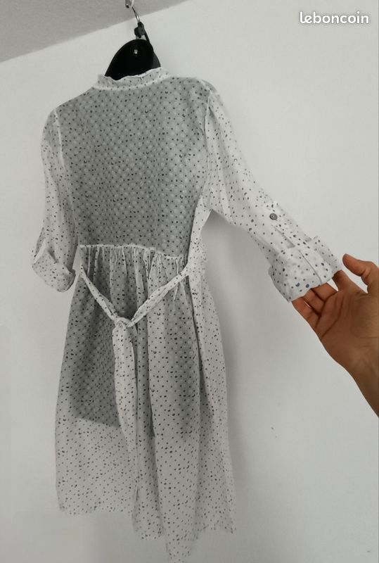 Robe été manches longues – Made in Italy – Soie & coton – Style romantique (image 6)