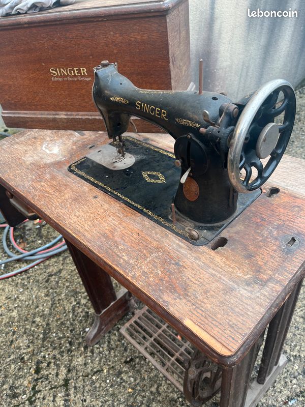 Machine à coudre Singer ancienne (image 2)