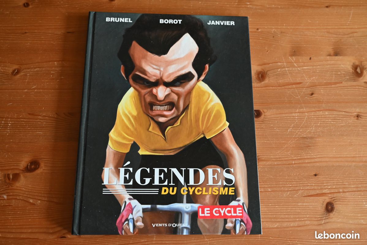 Livre “Légendes du Cyclisme” – BD caricatures – Vents d’Ouest (image 1)