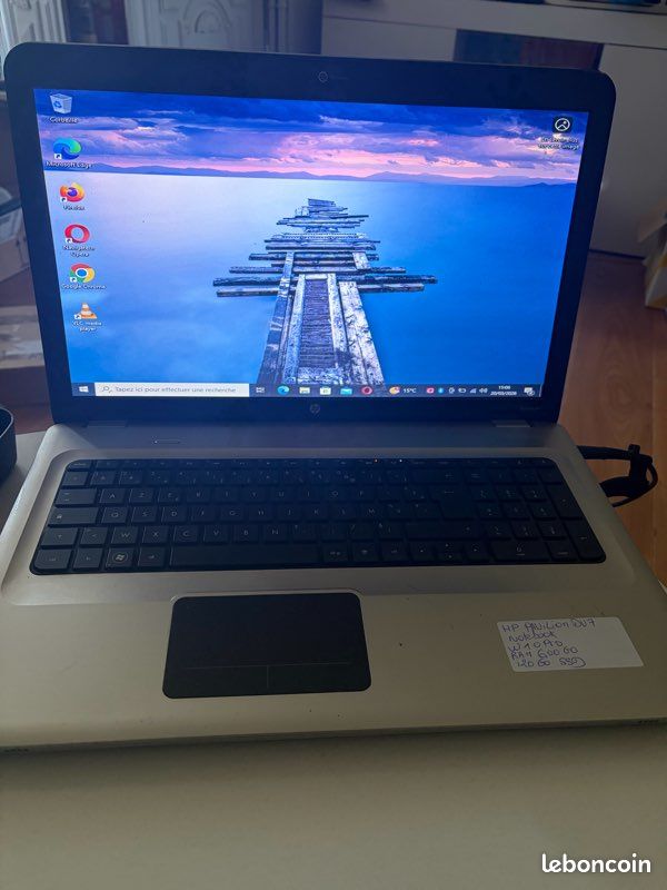 Ordinateur portable HP pavilion DV7 Windows 10 SSD - Ordinateurs