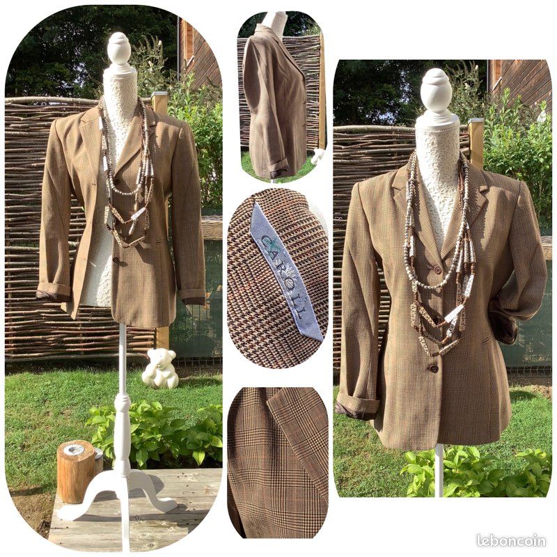 Ravissant blazer vintage CAROLL état impecc T 36 (image 2)