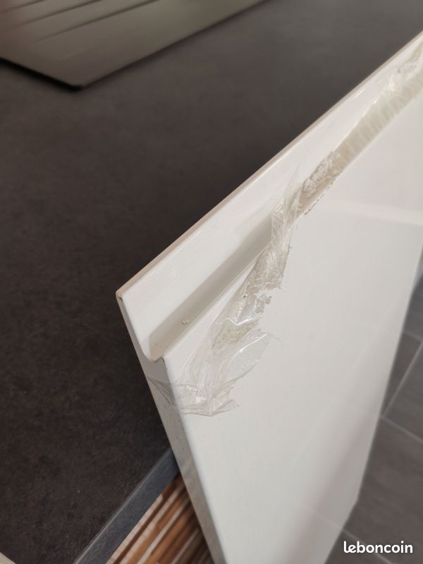 Porte cuisine aménagée garcinia neuve laqué blanche (image 5)