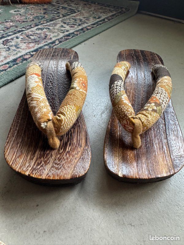 Chaussure Claquette Japonaise Bois Tongs Japonaises Chaussures - Main Image