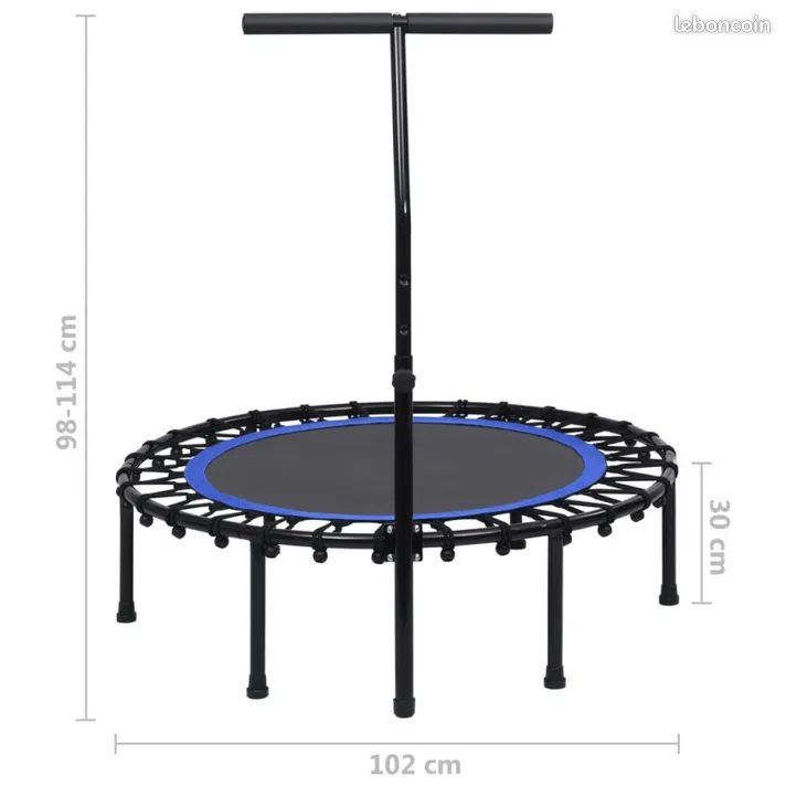 Trampoline de fitness avec poignée 102 cm (image 4)