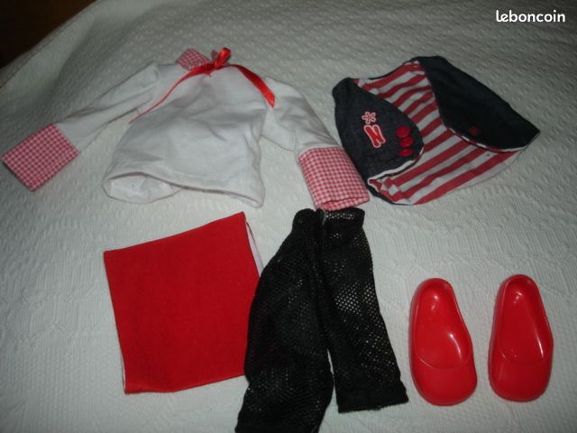 Tenue poupee vetement nancy famosa chaussures (image 1)