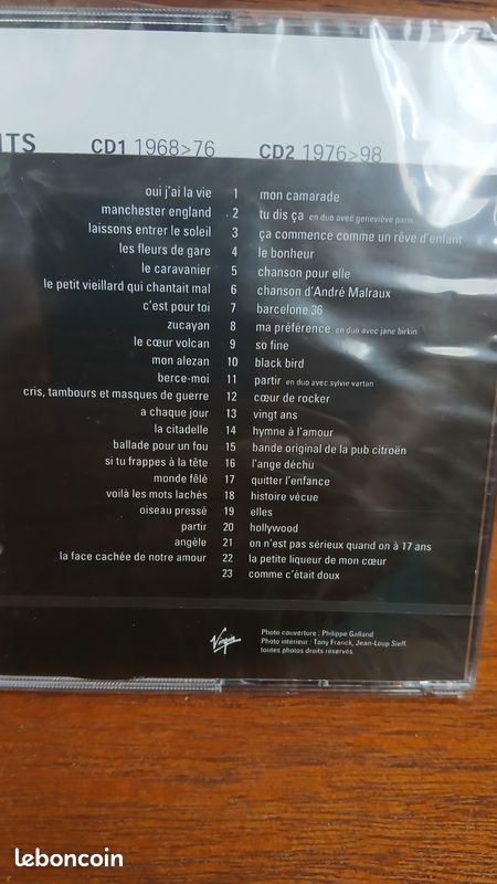 Coffret cd INTÉGRALE JULIEN CLERC 1968 / 1998 (image 8)