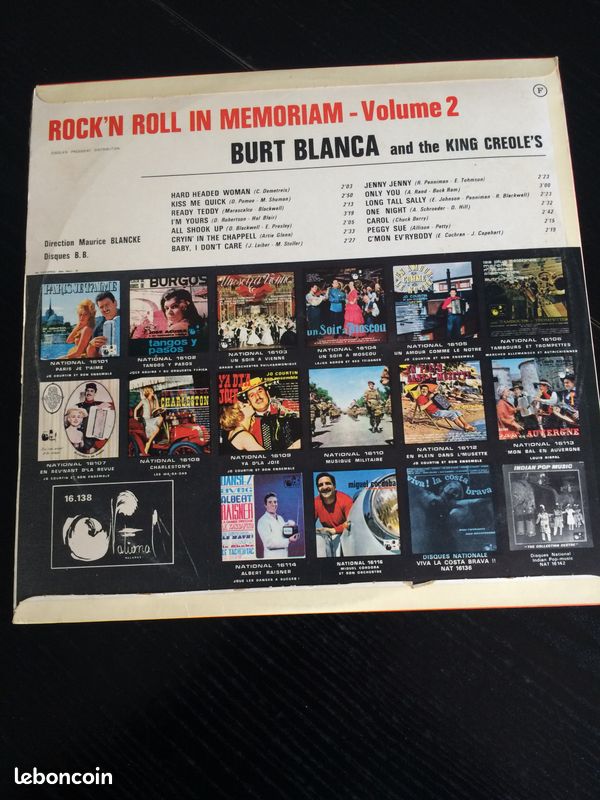 Disque vinyle 33 tours burt blanca (image 2)