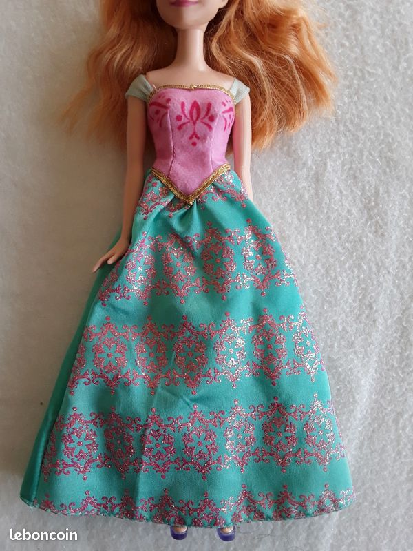 Poupée Barbie Disney La Reine des Neiges Anna Jeux Jouets