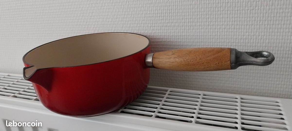 Le Creuset - Série de 5 casseroles avec son support (6