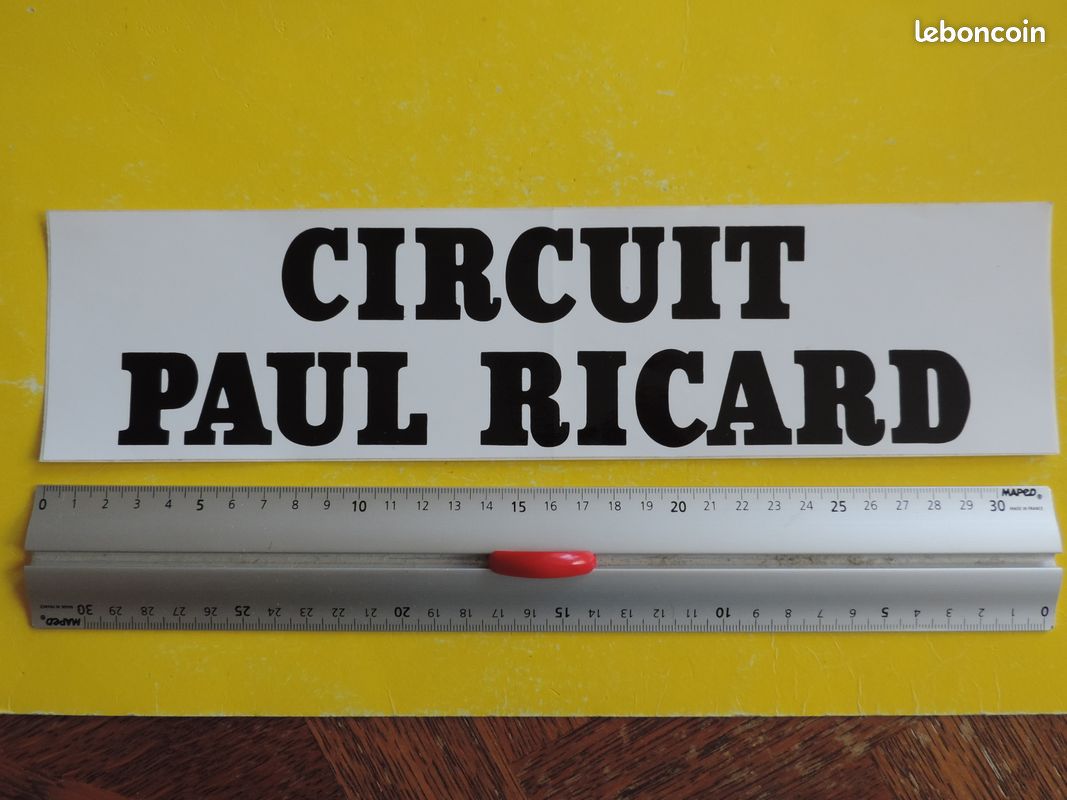 Autocollant Vintage Bol D'Or 1975 - Circuit Paul Ricard, Moto Revue, Années 70