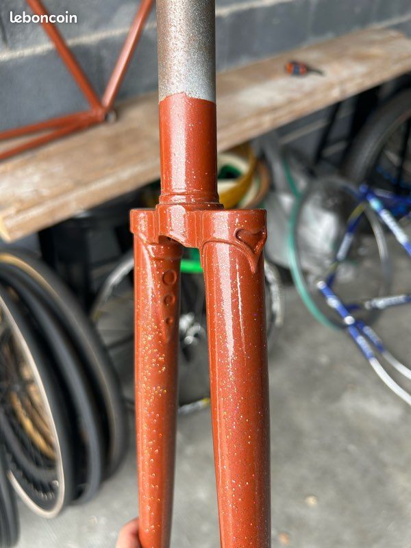Jeu de cadres Samson Pista 542 mm NJS Keirin tube de selle pour vélo de