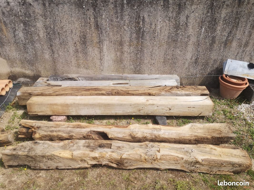 Poutres anciennes en chêne (image 7)