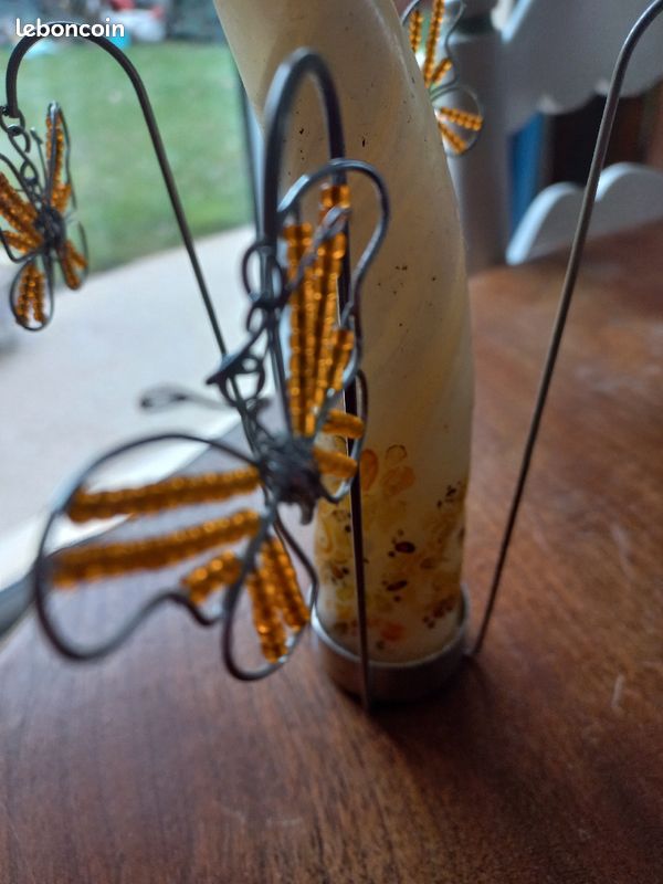 Porte bougie avec papillons (image 8)