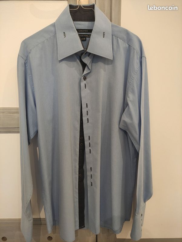 👔 Chemise homme – Giorgio Morello– Taille 43/44 (image 2)