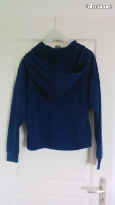 Sweat zippé à capuche, bleu, PUMA (image 2)