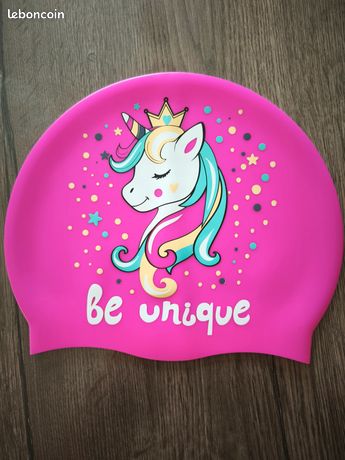 Accessoire Natation Enfant Bonnet De Bain Licorne Enfant Silicone - Imperméable, Cheveux Longs, Avec Bouchons Et Pince-Nez Bonnet Enfant Licorne
