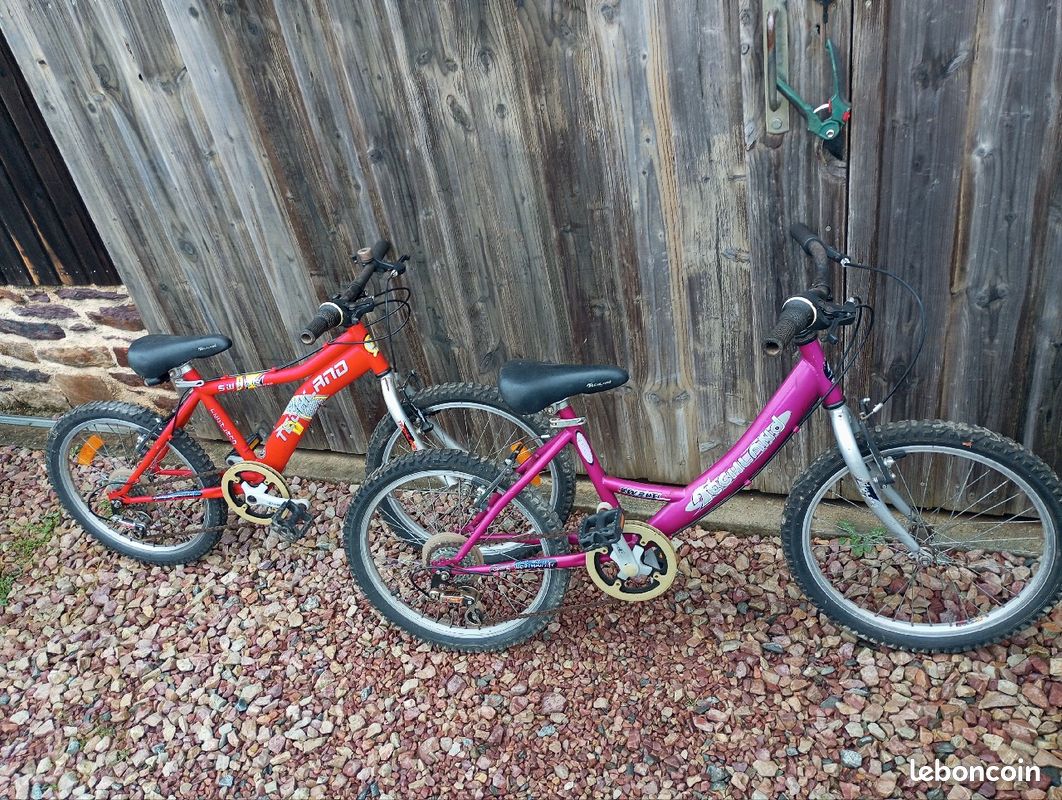 Vélo enfant dont 1 adulte bon état roule bien (image 2)