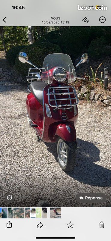 Vespa primavera touring 125 Motos