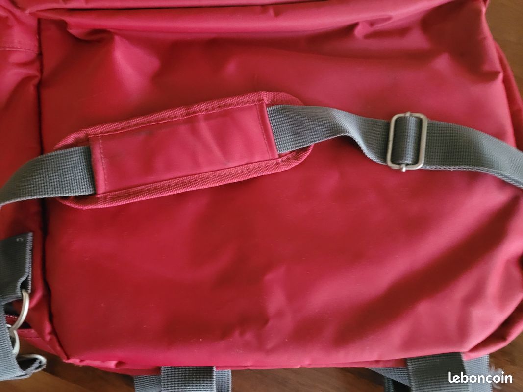 Sacoche / Cartable SACOLINE - rouge bordeaux (image 13)