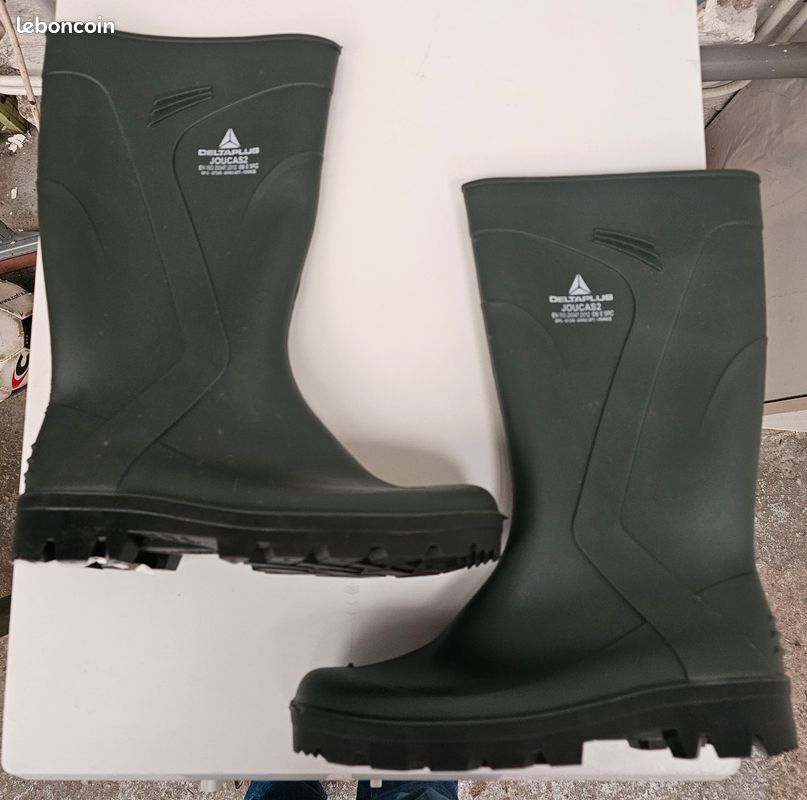 BOTTE VERTE JOUCAS DELTA PLUS EN PVC DE JARDINIER Pointure 41