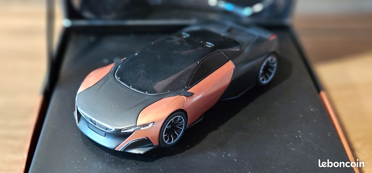 Norev 1/18 Peugeot Onyx Concept Car, Modèle Réduit En Boîte, édition Concession Peugeot