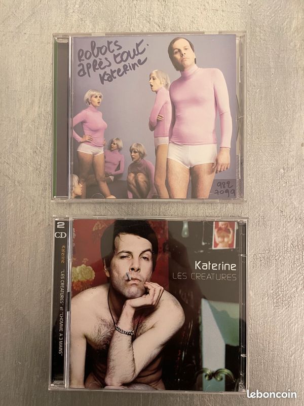 Lot 2 cds - Katerine - Robot après tout et Les créatures (image 1)