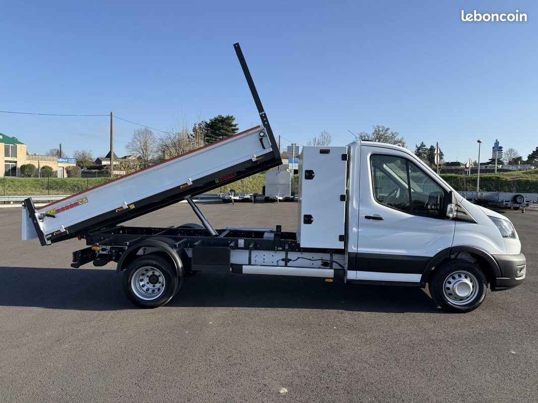 FORD TRANSIT 350 L3 2.0 EcoBlue - 165 benne et coffre Gruau - Démo (image 3)
