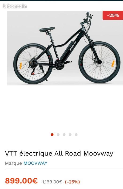 Moovway Fat Bike Vtt Electrique Moovway Mw21 Moovway Vtt Deals
