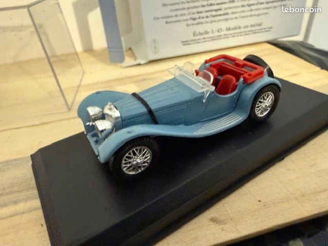 Collection atlas -voitures d’exception-metal-jaguar ss100-1938-lot 55d (image 4)